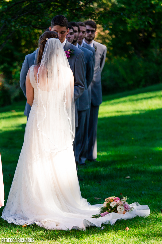 Wedding at Charlotte Rhoades Park and Butterfly Garden in Southwest Harbor, Maine