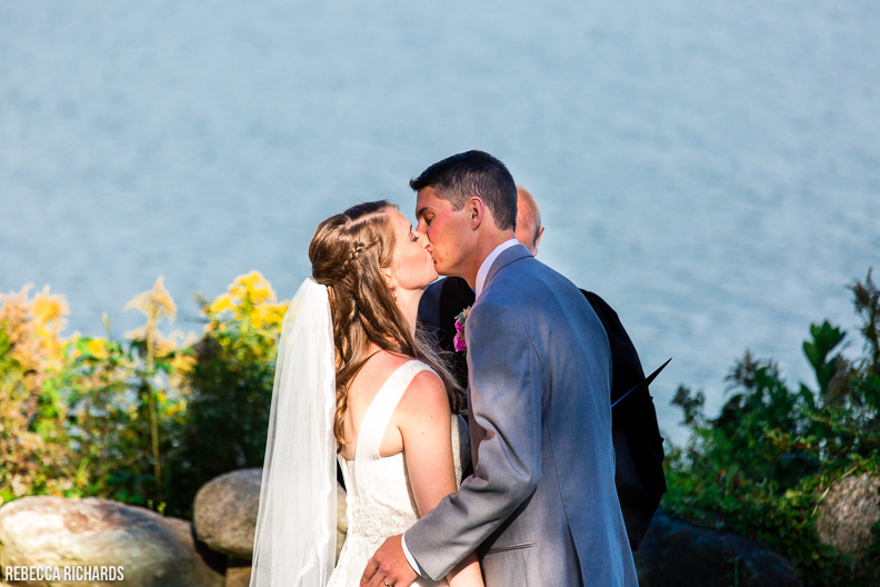 Wedding at Charlotte Rhoades Park and Butterfly Garden in Southwest Harbor, Maine