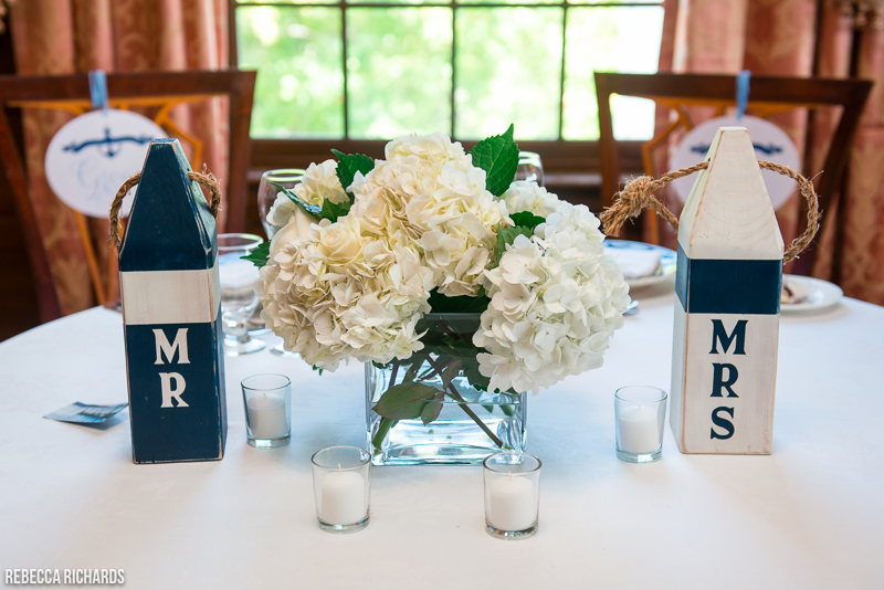 Reclaimed lobster buoy for table numbers | unique wedding idea